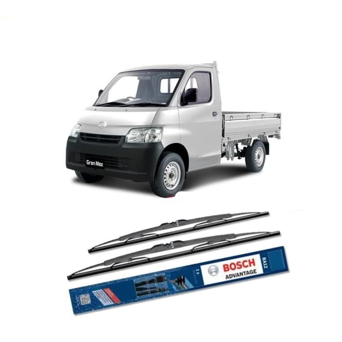 Wiper Bosch Advantage Daihatsu Gran Max Pick Up 19&quot; &amp; 19&quot; Sepasang Wiper Daihatsu Kiri Kanan