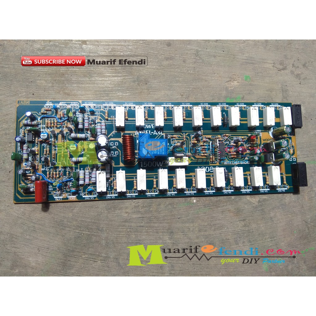 KIT Power Amplifier AXL AUDIO AUDION AXCEL-AXL BU 3U 308