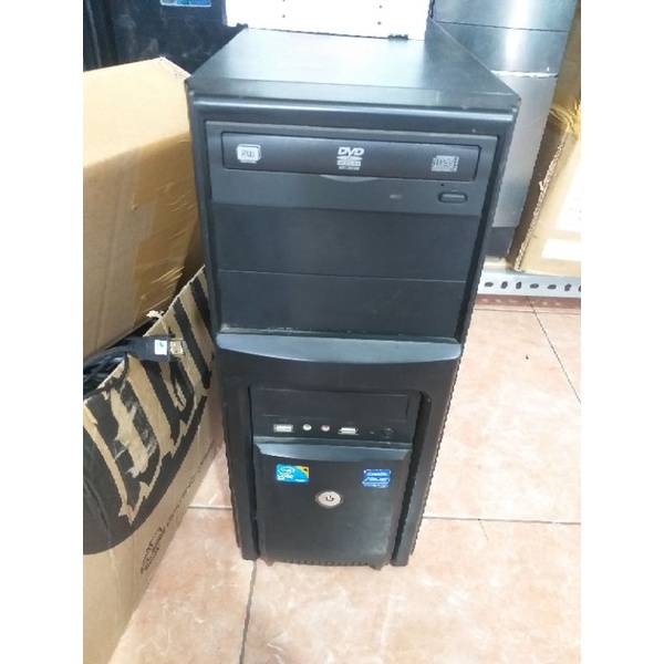 CPU + Monitor Core i3 Ram 4GB HDD250GB Plus Monitor 16 inci