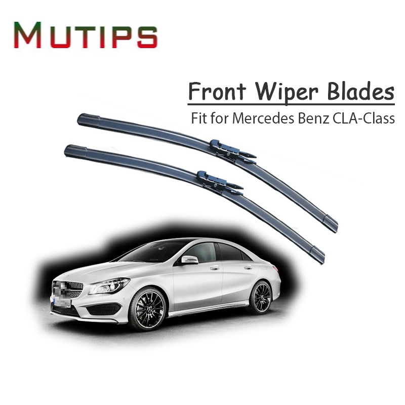 1 Set Karet Wiper Depan Mobil Untuk Mercedes Benz CLA Class CLA 180 200 250 220 CLA45 AMG CDI