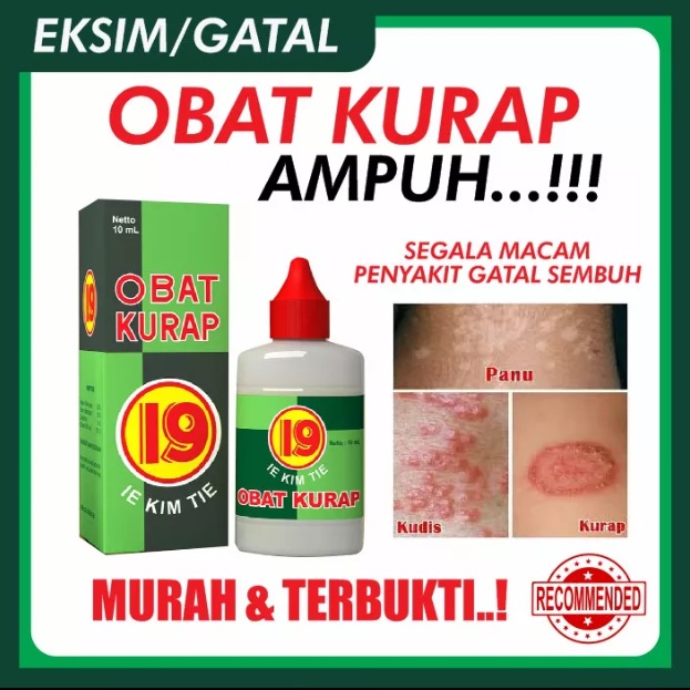 Kurap 19 Obat Cair Obat Kurap Cair 10 ml Jamur Kulit