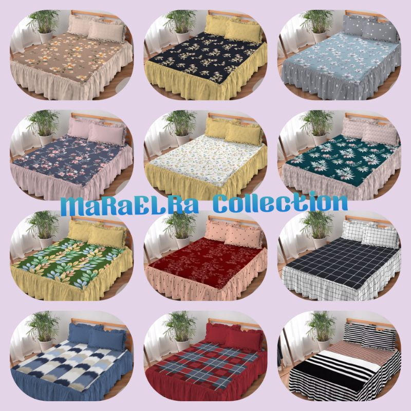 Sprei Rumbay Kintakun Deluxe 180x200 No 1 Seprai Rumbai Kintakun Sepre Kintakun Rumbai Seprei Motif 