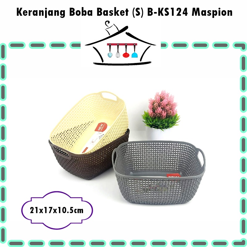 Boba Basket/Keranjang Serbaguna Maspion BKS124 (S) &amp; BKS125 (M)