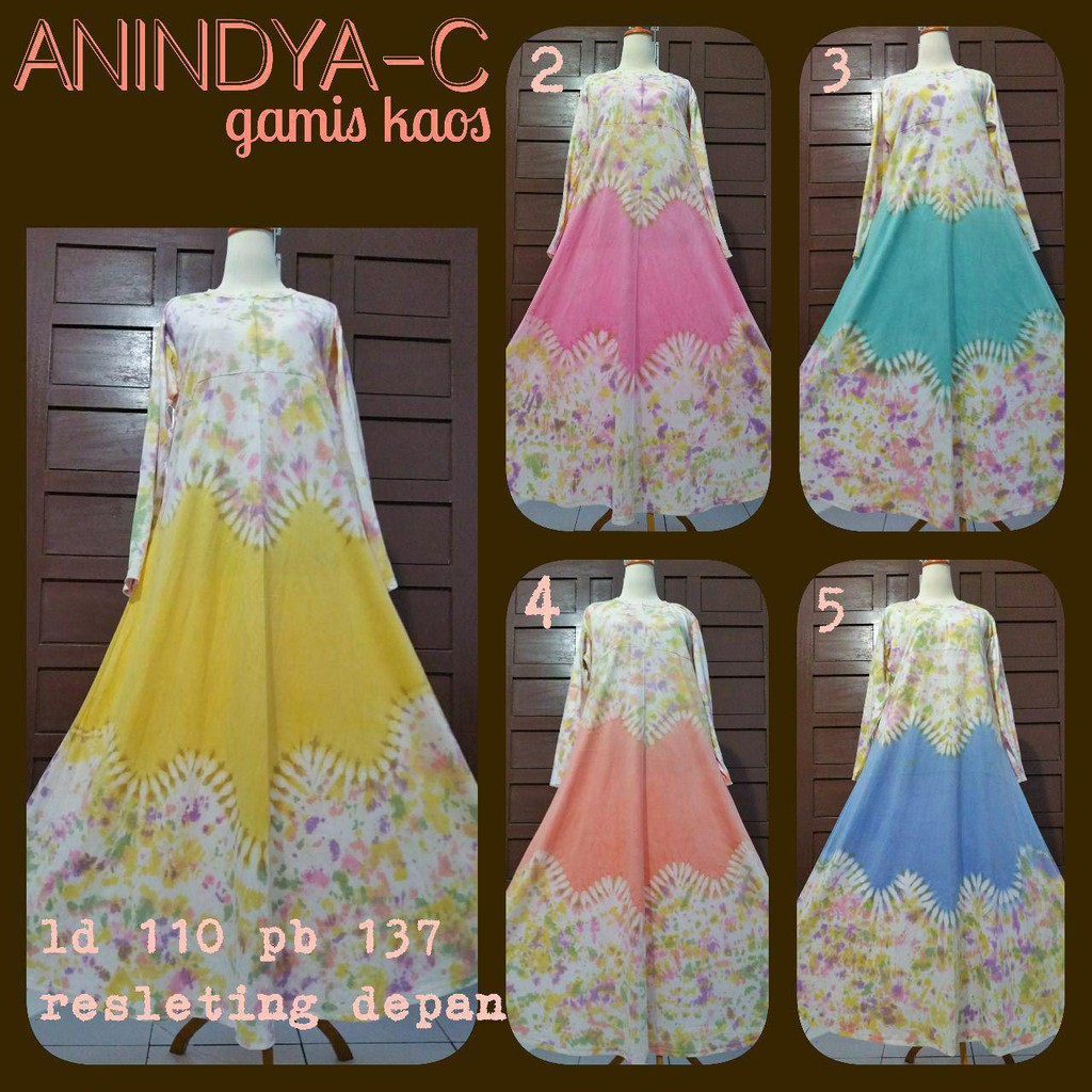 GAMIS KAOS PELANGI ANINDYA Shopee Indonesia GAMIS KAOS PELANGI ANINDYA Shopee Indonesia
