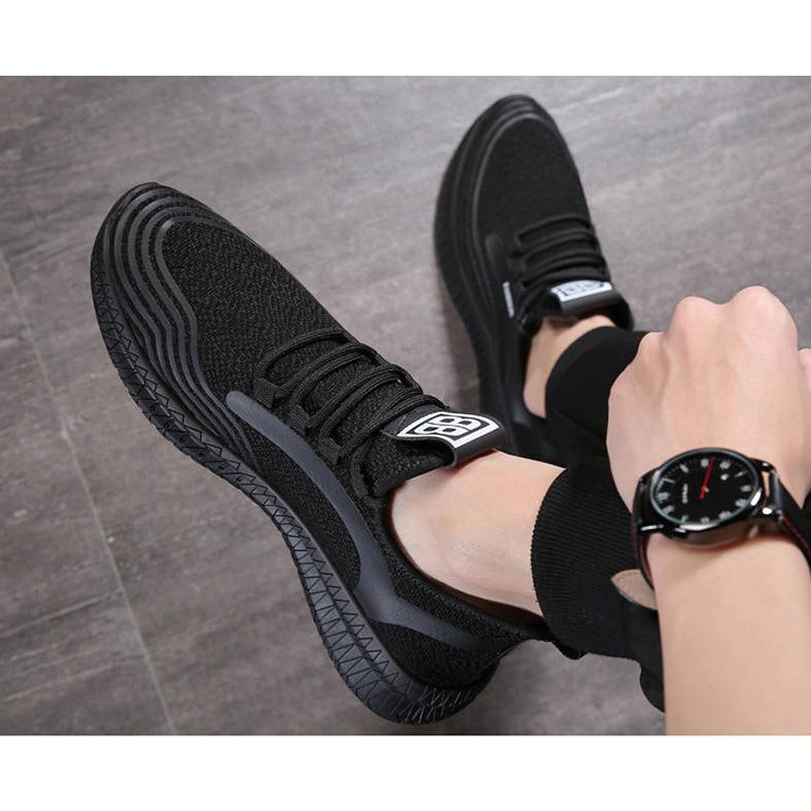 1001 IMPORT SEPATU SNEAKERS PRIA LUXURY + BOX DAN KAOS KAKI !!! - 2 WARNA