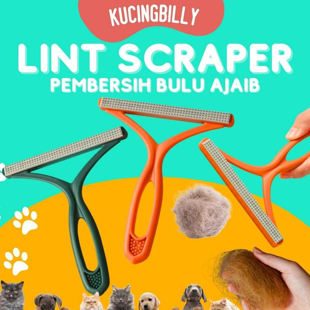 LINT SCRAPER WIPER pembersih bulu hewan ajaib