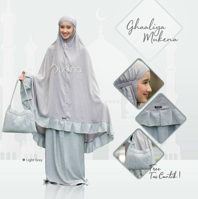 Mukena Ghaliyah bahan Rayon kombi Humaira