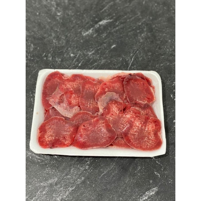 

AUST TOUNGE BEEF SLICE GYUTAN / LIDAH SAPI IMPORT 1 KG FSDGDF252
