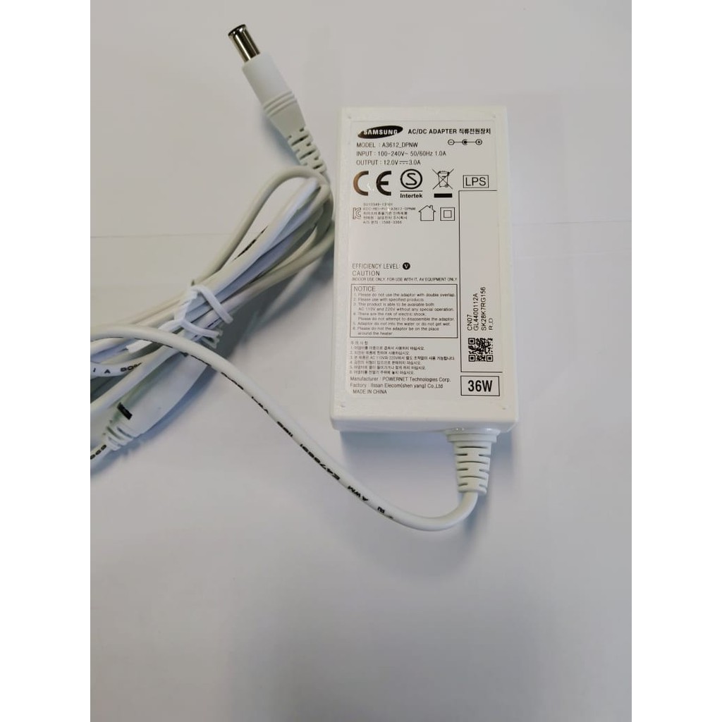 Adaptor casan tv led monitor Samsung LG 12 VOLT 12V 3A murah original LG Termurah