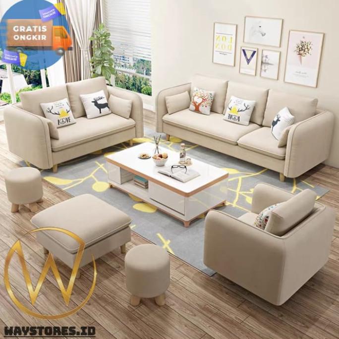 Sofa Minimalis 321/Sofa Ruang Tamu Modern/Sofa Mewah - S Milkasari255