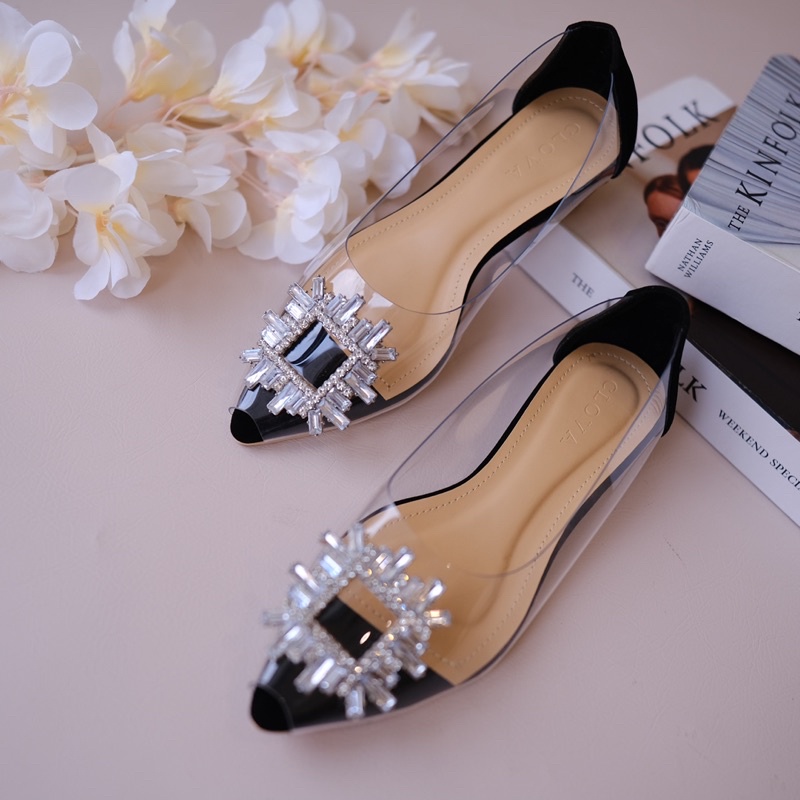 Zarra Clear Flatshoes - Flatshoes Wanita Terbaru