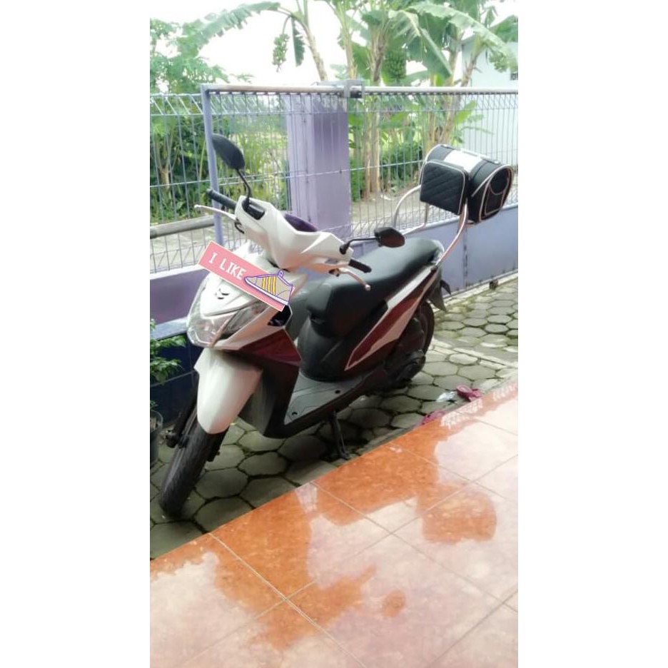 Sandaran Motor Scoopy Tas Retro .Ayesha1.Olshop