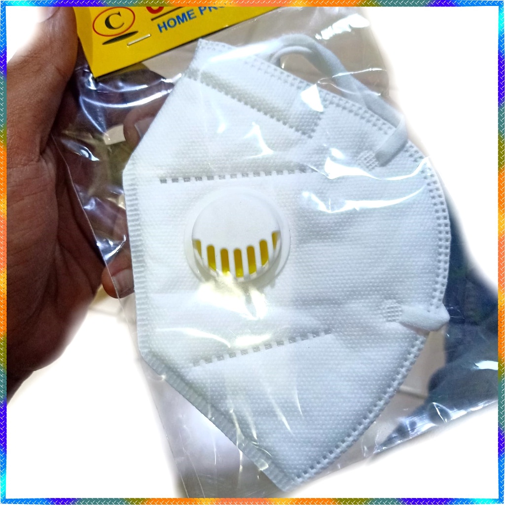 Masker KN95 3D 9501V 9001V N95 Model Katup Filter Penyaring Udara