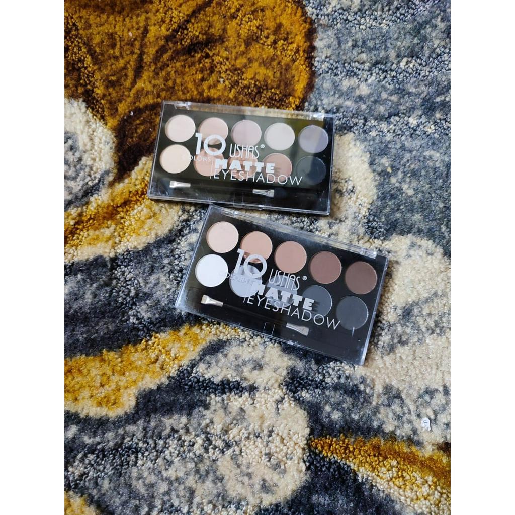 10 COLORS USHAS MATTE EYESHADOW