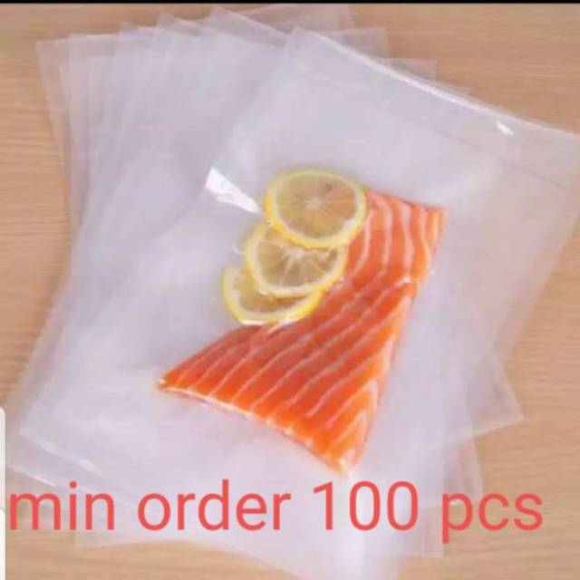 Jual Plastic Vacuum Polos Ukuran 20x25 Isi 100 Pcs Vacuum Bag Pe Nylon