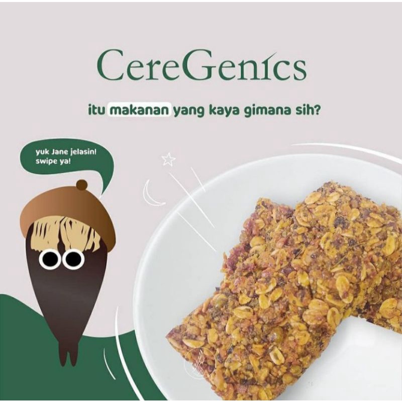 

Cereal Bar Jantung Pisang Ceregenics Kemasan Box