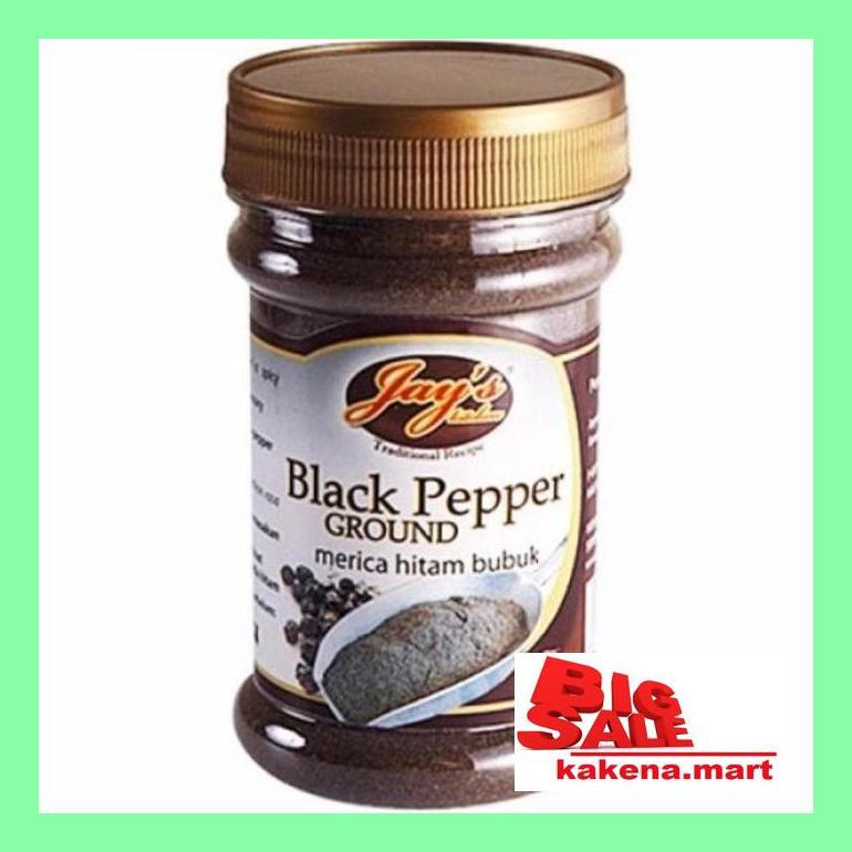 

Ka0Iusbu Jay'S Black Pepper Ground | Lada Hitam Bubuk Jays | Jay Lada Hitam Budlem