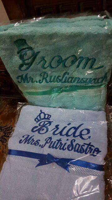 Handuk Couple (2pc) Tanpa Box