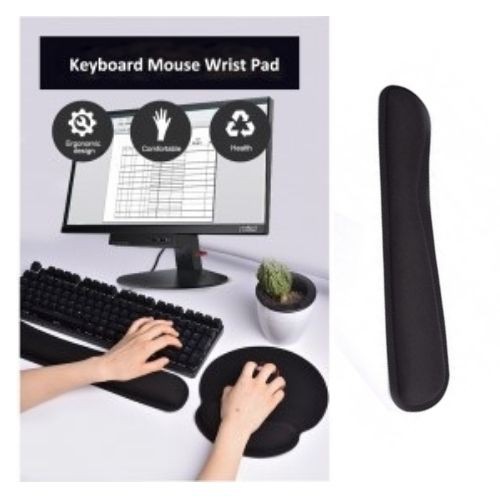 Keyboard Pad Busa Panjang Ergonomic Wrist Rest Pad Support Memory Foam 111130