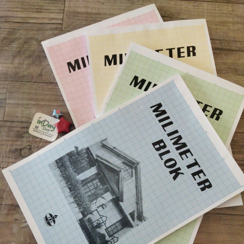 (50lembar) Millimeter Blok /Buku Milimeter | INDAY SHOP