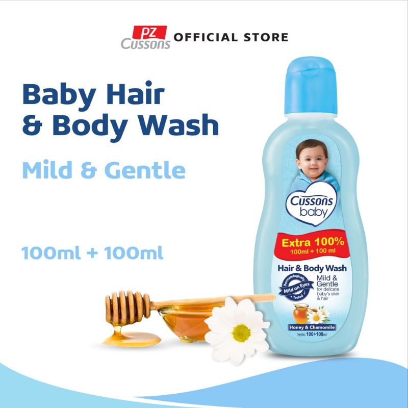 CUSSONS HAIR &amp; BODY WASH 100+100ml MILD &amp; GENTLE