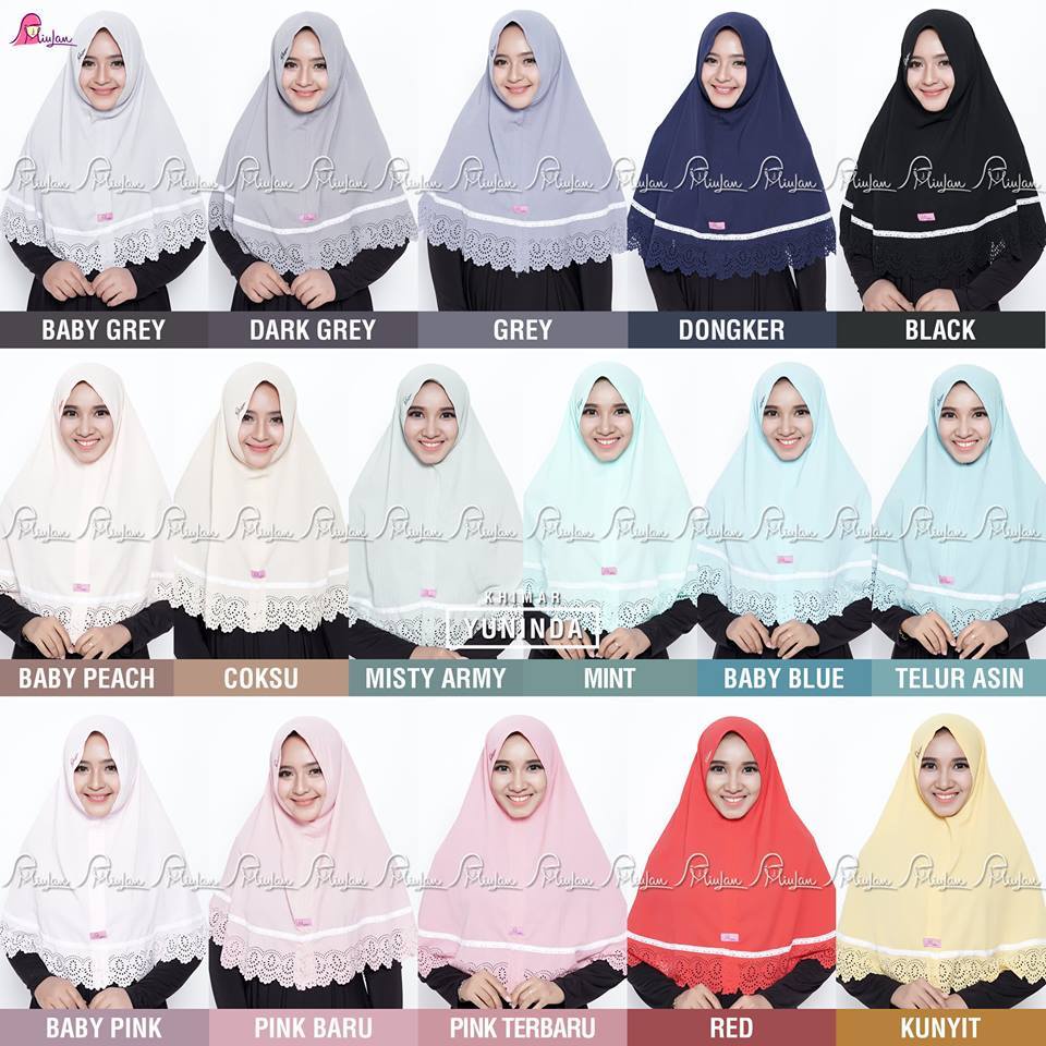 Khimar Yuninda Miulan / Khimar Miulan / Jilbab Miulan Terbaru / Miulan Hijab / Miulan Kids