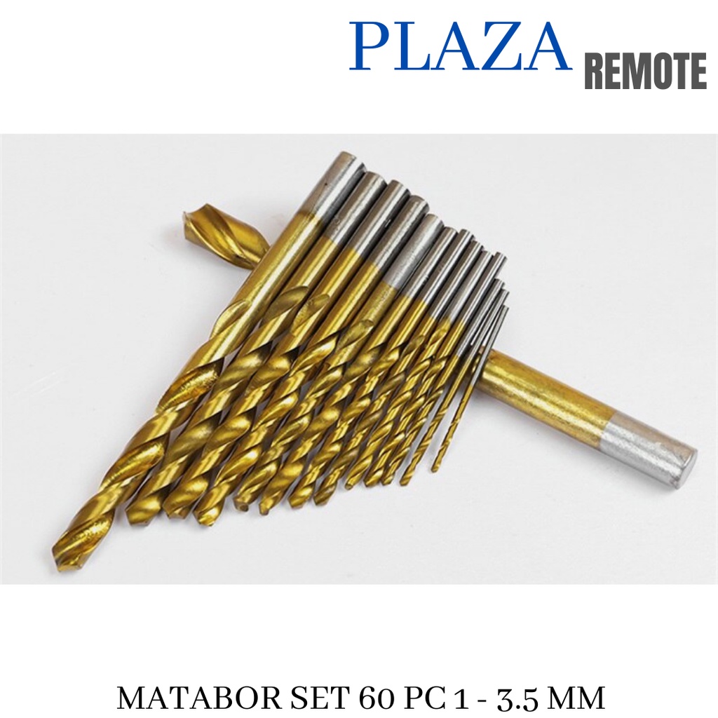 MATA BOR HSS 4241 1 MM - 3 MM SET ISI 60 PC