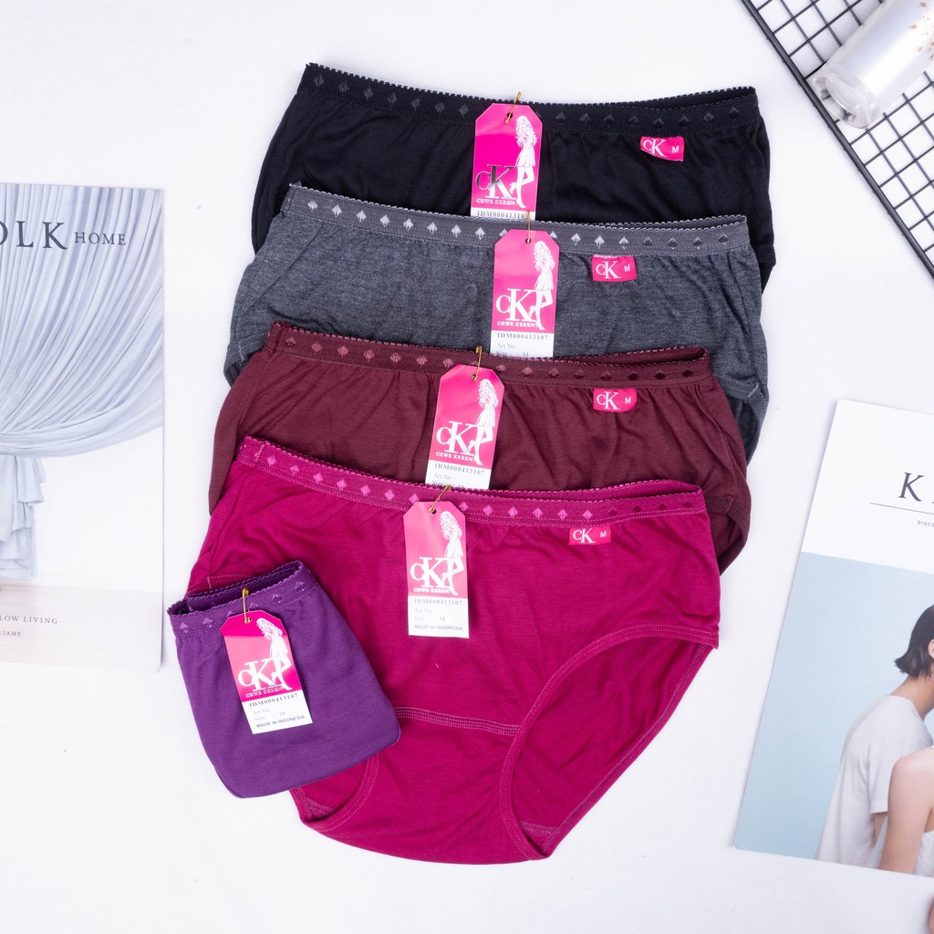 BEE - CELANA DALAM IMPORT MURAH WANITA | CD UNDIES CEWEK KEREN MOTIF KARET SIKSAK 2020