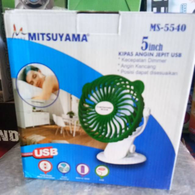 Kipas jepit 5inch dicas mitsuyama MS5540