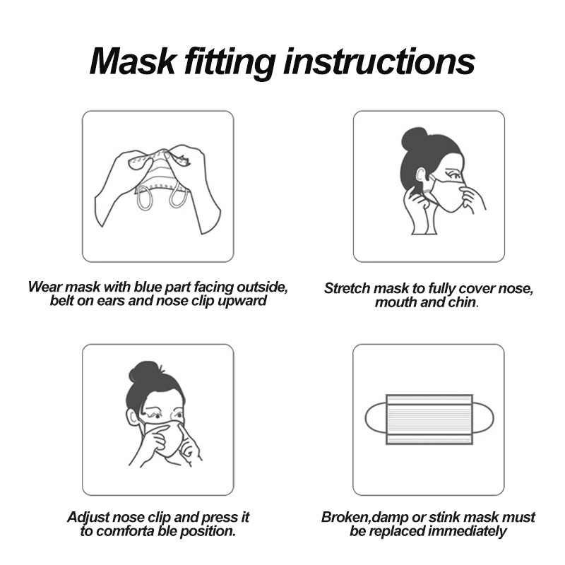 AFM Masker Hitam Face Mask Surgical 3ply Excellent Quality black mask