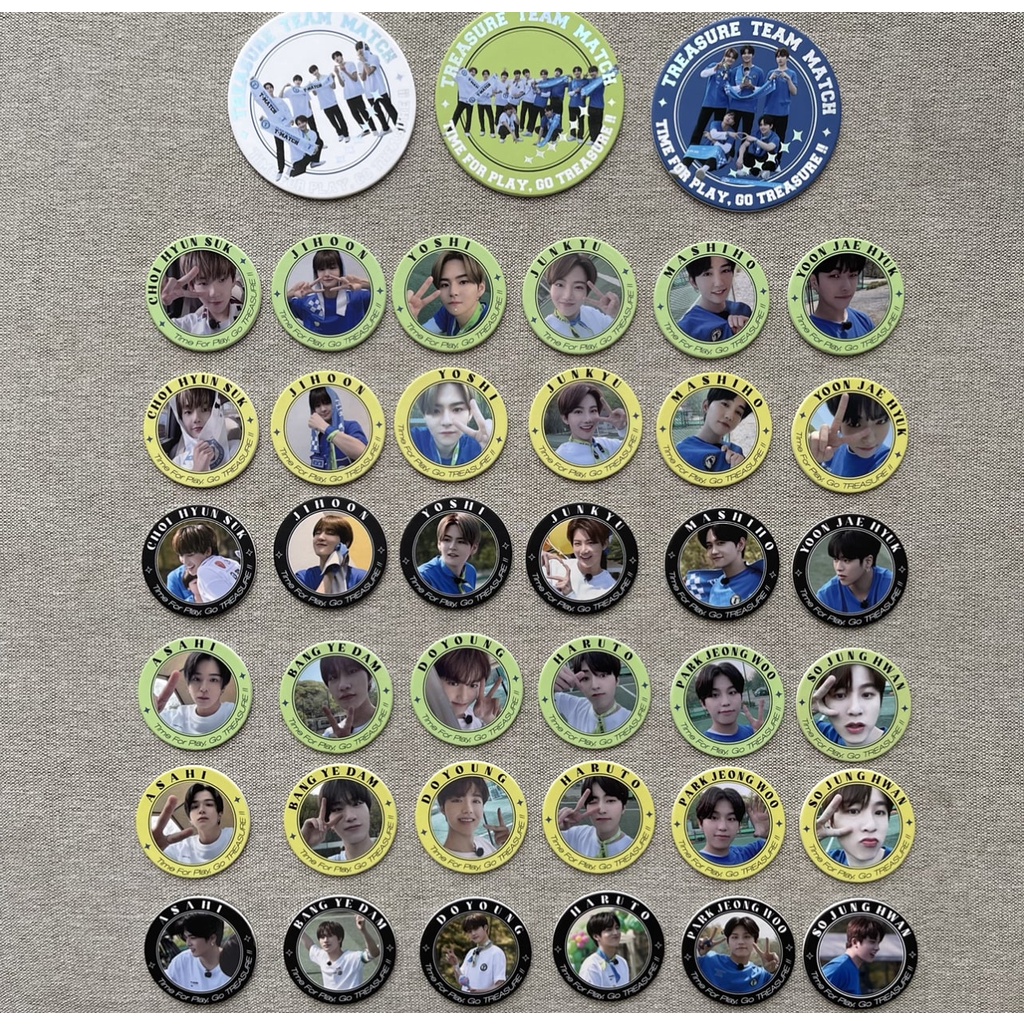 [READY] TREASURE MD - TMATCH OFFICIAL ROUND PHOTOCARD SHARING