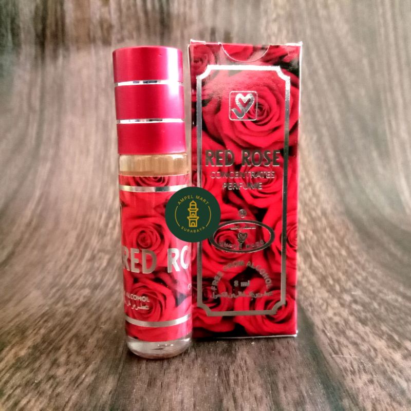 Parfum Red Rose 8 ml - Non Alkohol - Supermade