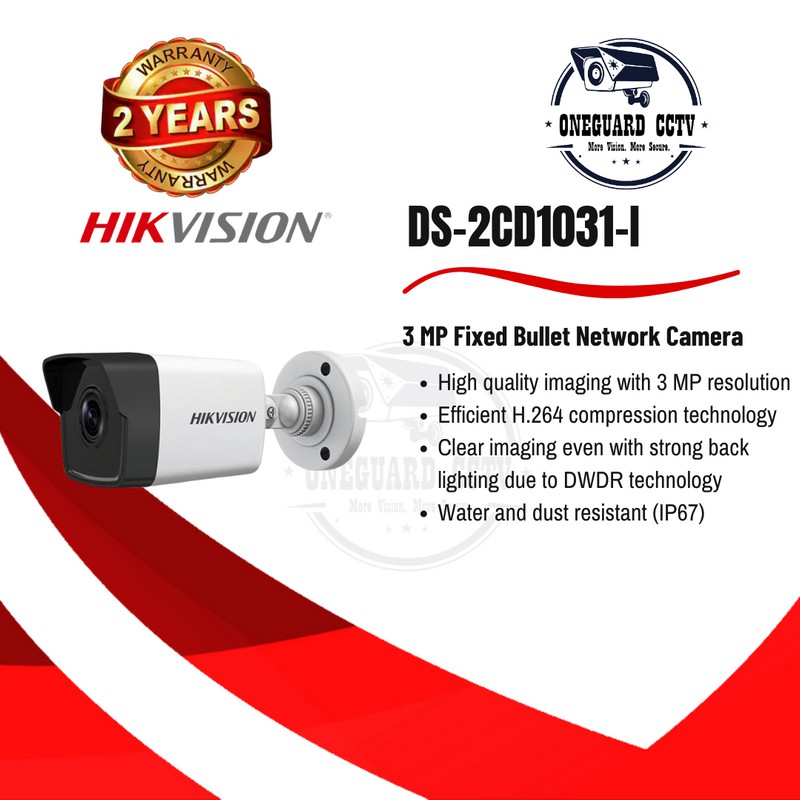 DS-2CD1031-I HIKVISION IPC 3 MP BULLET