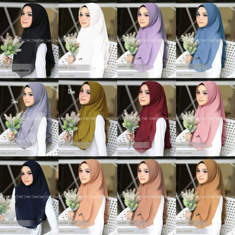 HIJAB MIDI KHIMAR OVAL