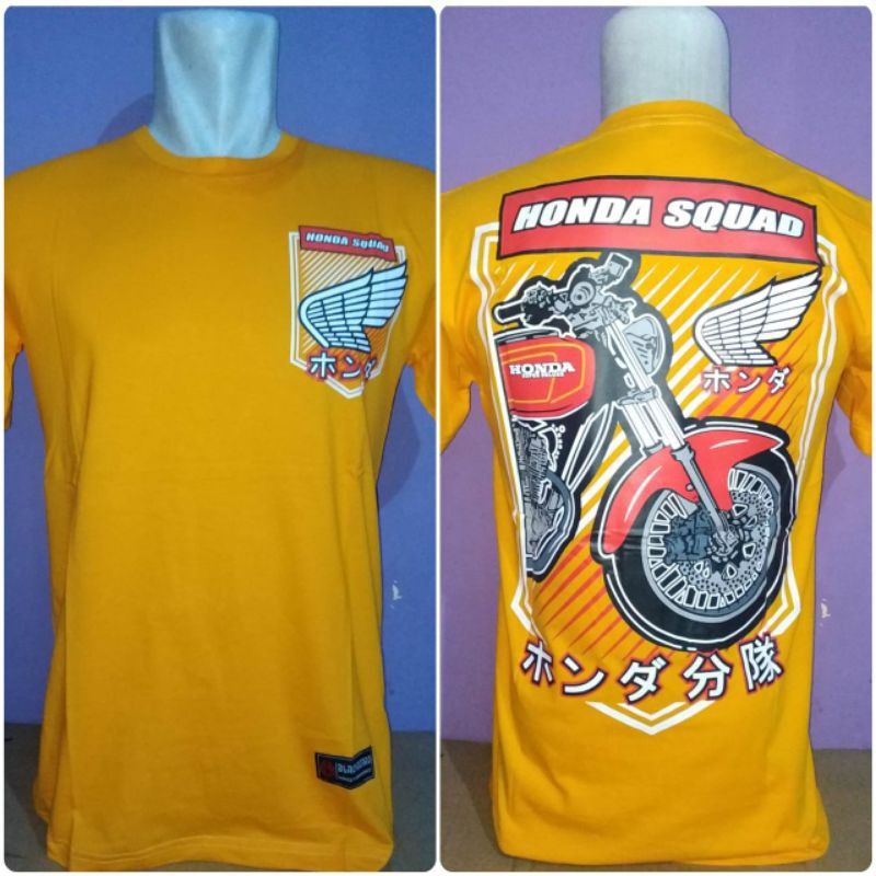 kaos motor honda c70 / honda klasik murah