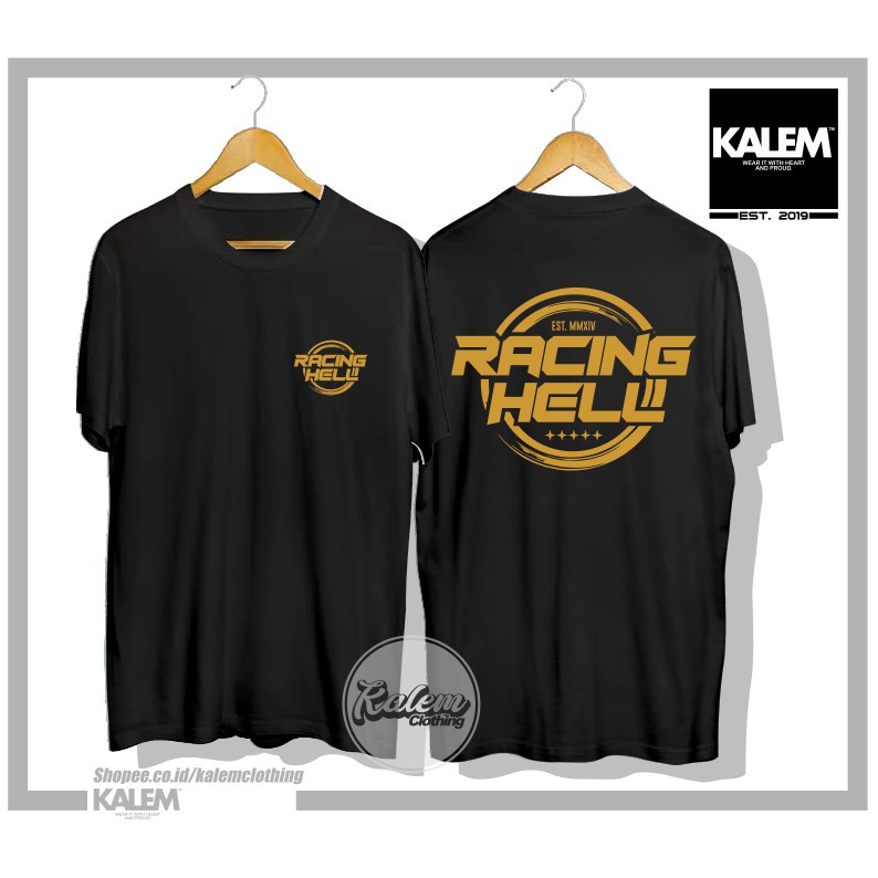 Baju Kaos Tshirt Distro Pria Wanita Racing Hell-JOCOOL CLOTH