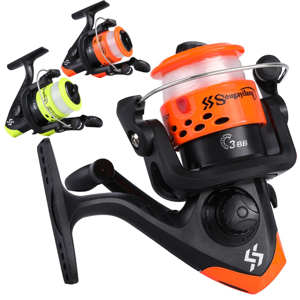 Reel Pancing with senar pancing Rell Max Drag 3kg Spinning Reel Fishing Reel Murah bisa grosir