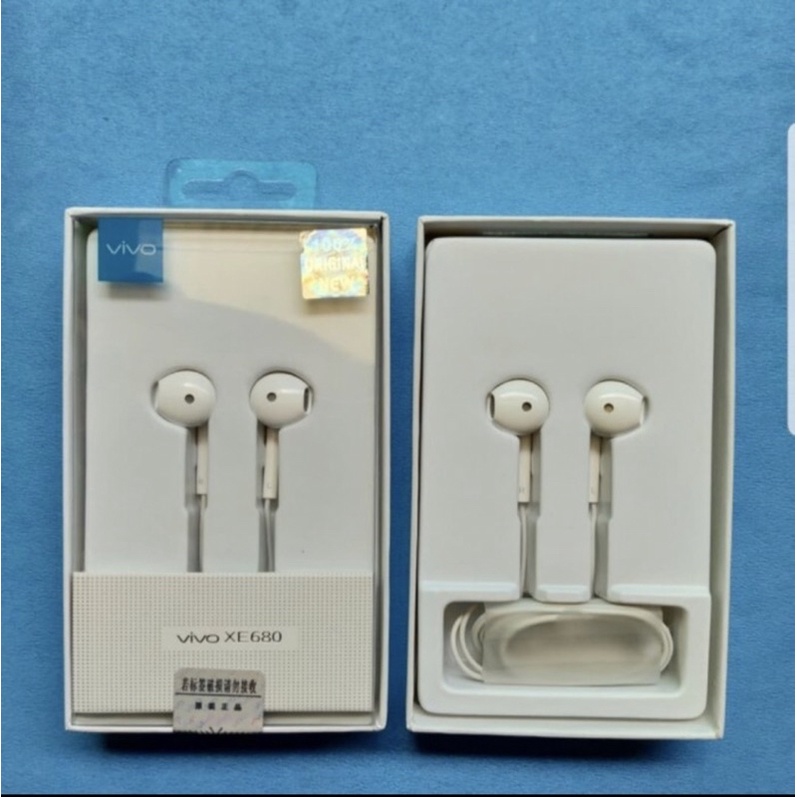 HEADSET HANDSFREE EARPHONE VIVO V5 PLUS XE680 - UA