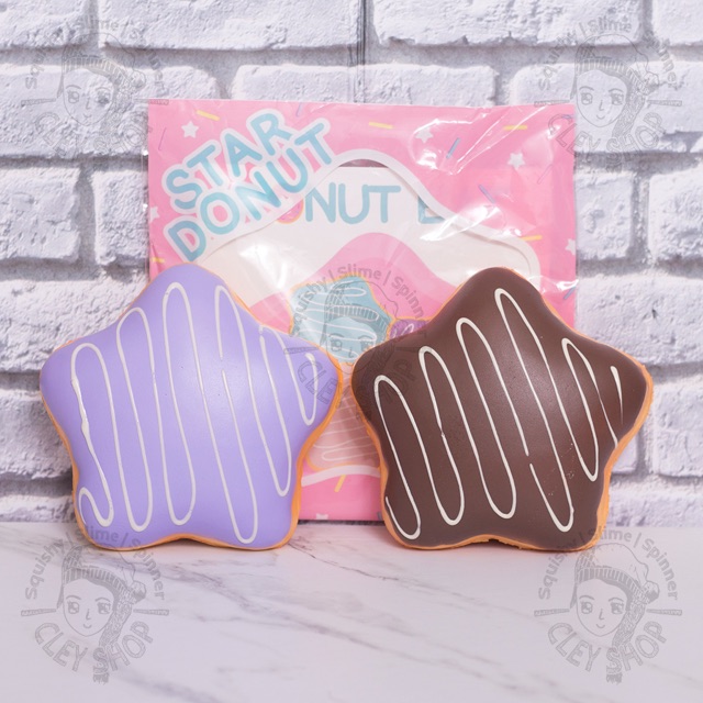 Star Donut Squishy By Creamiicandy