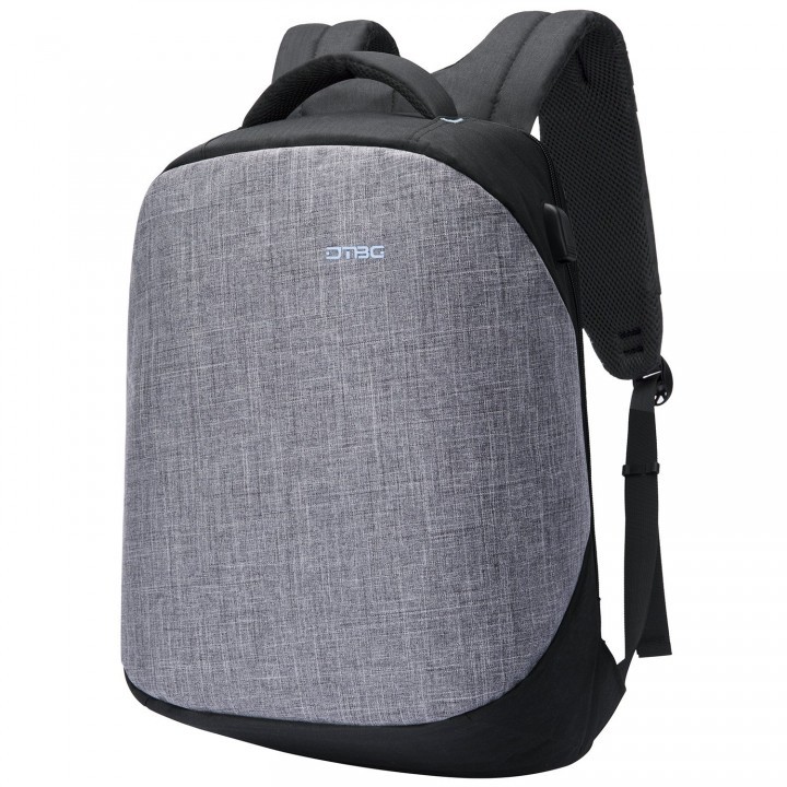 Tas DTBG D8235W 15.6 Inch Slim Laptop Backpack USB Port Bag Grey