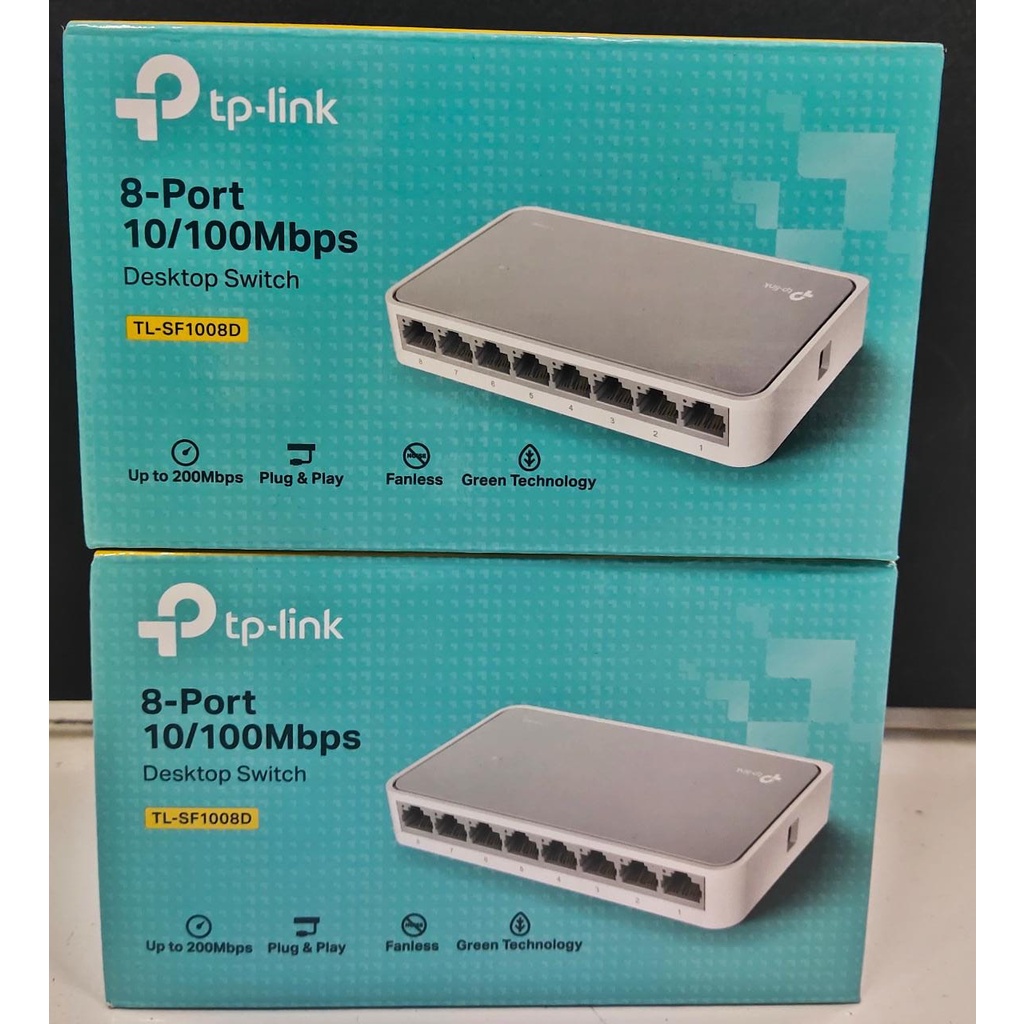 TP-LINK SWITCH HUB 8PORT SF1008D 10/100MBPS