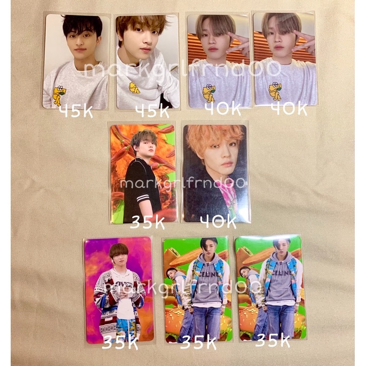WTS PC/PHOTOCARD NCT MARK CAFE, HAECHAN CAFE, CHENLE CAFE, CHENLE AGENT, AR CLIP CHENLE, AR CLIP HAE