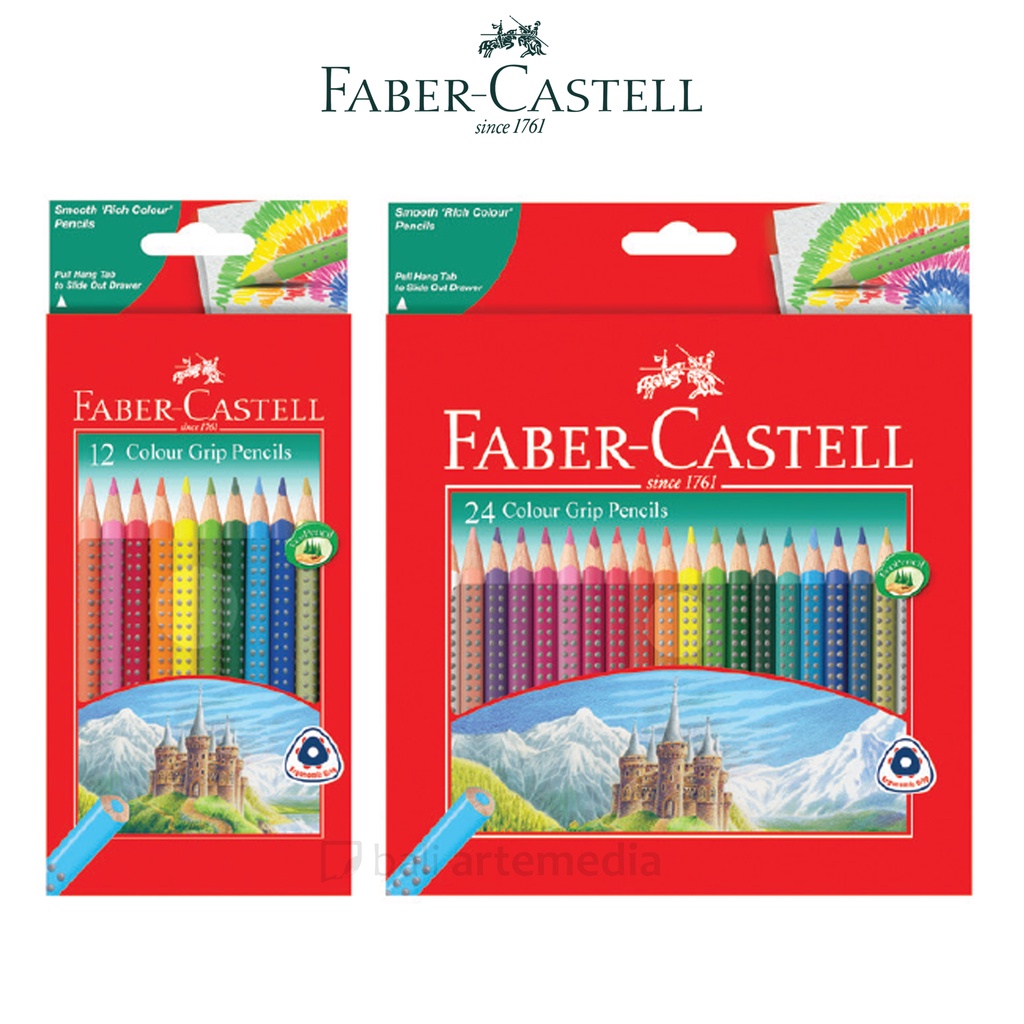Faber-Castell Colour Grip Pencils Set 12 / 24