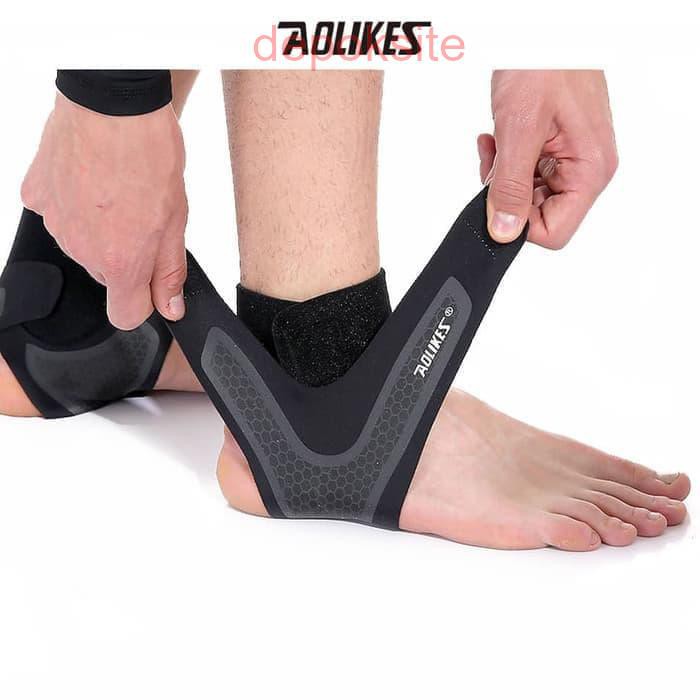 Aolikes 7130 Ankle Support Protector Elastic Brace Olahraga Pelindung Kaki Gym Run