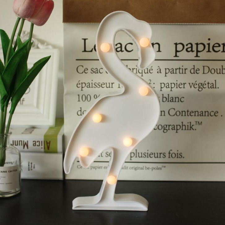  Lampu  Dekorasi Marquee Light LED Model Flamingo  M03 Lampu  