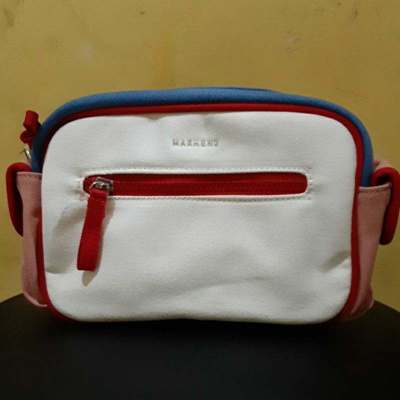 Tas FASHION MarHenJi- White,Red,Blue