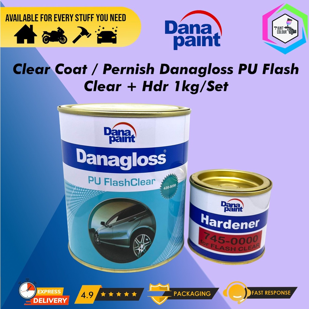 Clear Coat / Pernish Danagloss PU Flash Clear + Hdr 1kg