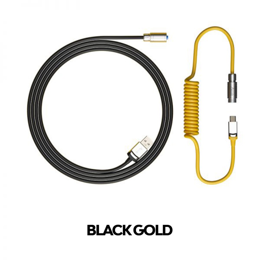 Akko Coiled Aviator Cable USB to Type-C for Mechanical Gaming Keyboard