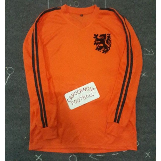 JERSEY BELANDA HOLLAND RETRO 1974 74 world cup piala ls longsleeve panjang cruyff Blokecore skena