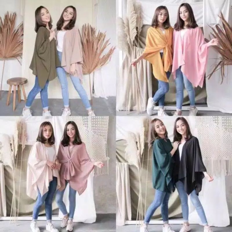 Outer Cardigan Wanita Muslimah Irish Pakaian Muslim OOTD